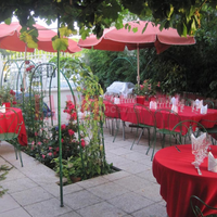Jardin pour vin d'honneur