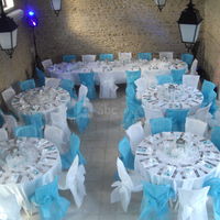 Mariage turquoise et blanc 1