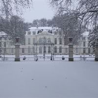 Chateau sous la neige