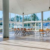 Salle vitrée pour événement