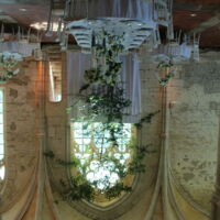 Détail de décoration dans le réfectoire