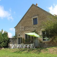 La terrasse du gîte de la Cure