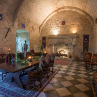 Salle des gardes du Chateau de Goudourville