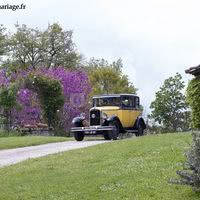 Voitures anciennes au Chateau de Goudourville