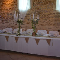 Table d'honneur - table des mariés