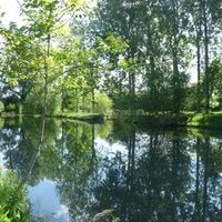 Le plan d'eau totalement sécurisé au Moulin de Follet