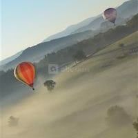 Tour en mongolfière. départ la clayette, paray-le-monial