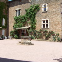 La terrasse pour le vin d'honneur
