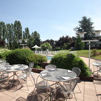 Terrasse et parc