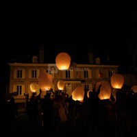 Lâcher de lanternes