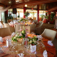 Tables mariage au sunset