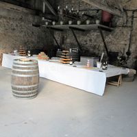 Buffet sous le préau