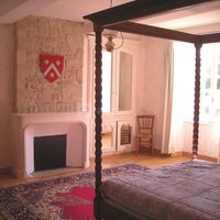 Gîte : chambre de l'abbé de Saint Pierre