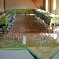 La salle tables disposées en u
