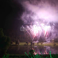 Feu d'artifice aux calètes