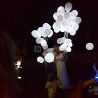 Lâcher de ballons à led