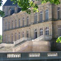 La grande terrasse sur la façade nord
