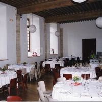 Repas dans la grande salle