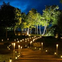 Parc de nuit vue mer