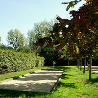 Terrain de pétanque sur la propriété
