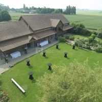 Vue aérienne jardin