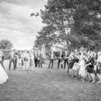 Lancé du bouquet de la mariée