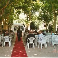 Cérémonie laïque sur la terrasse