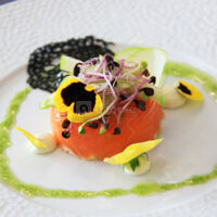 Entrée pour un menu traiteur