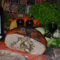Porchetta (cochon cuit au four à pain)