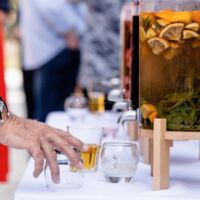 Vin d'honneur au Château L'Hospitalet