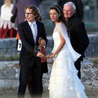 Mariage de lorànt deutsch et de marie-julie baup au port