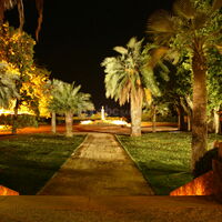 Parc éclairé