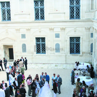 Cocktail cour d'honneur d'ancy le franc