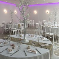 Centre de table en arbres fleuris