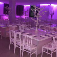 Possibilité table en plexi et led