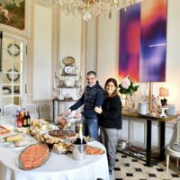 Buffet dans la Salle à Manger du Château d'Aunoy