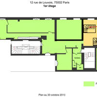 Plan 1er etage 60m2