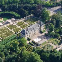 Vue du ciel Château d'Auvers