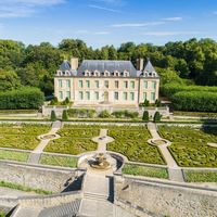 Vue aérienne du Château d'Auvers