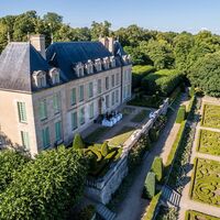 Vue aérienne de la terrasse sud