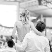 Mariage à L'Orangerie du Mas : écran géant