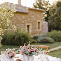 Mariage dans le Domaine Le Mas de So : dîner entre les oliviers suivi de fête à L'Orangerie du Mas