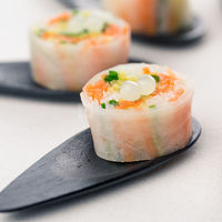 Rouleau de printemps, perles de yuzu