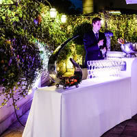 Bar extérieur sur la terrasse