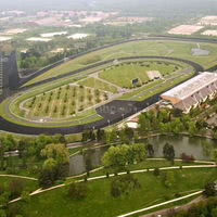 Hippodrome de Paris-Vincennes - Vue aérienne