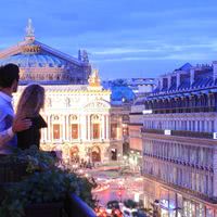 Vue Opéra Garnier du balcon