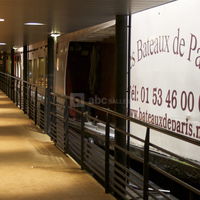 Mise à couple du ponton d'embarquement - port de la rapée