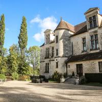 La cour intérieur pour le vin d'honneur