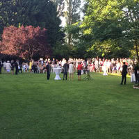 Vin d'honneur dans le Parc