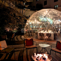 La Bulle d'hiver du Jardin Privé